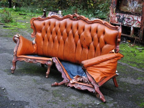 Image showing a skip and complaint form